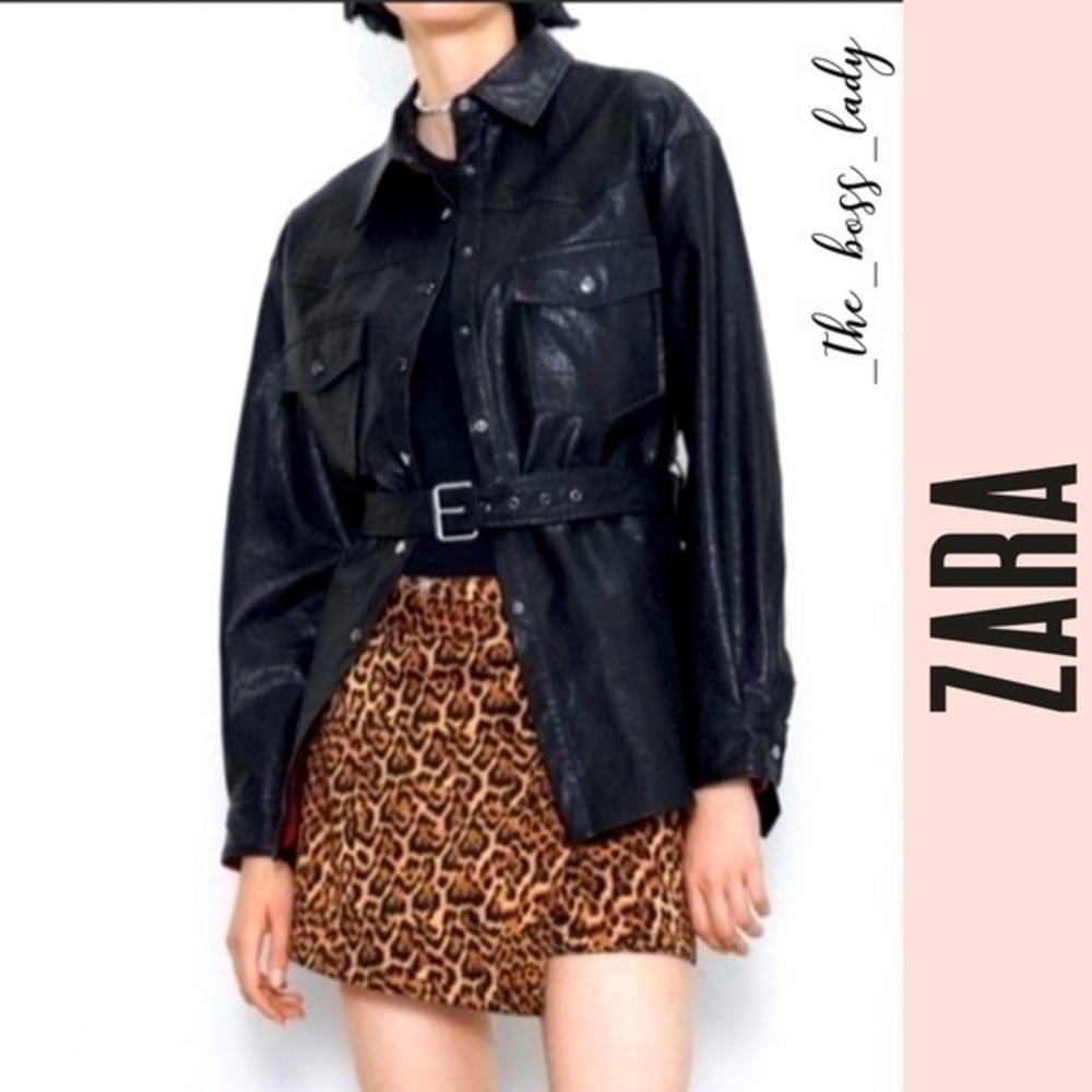 ZARA skorts animal print summer